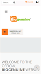 Mobile Screenshot of biogenuine.com